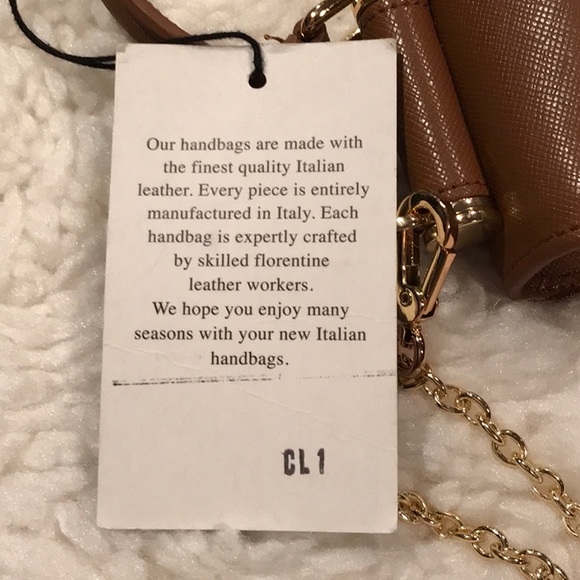 Claudia Firenze Italian leather handbag NWT - Picture 7 of 7